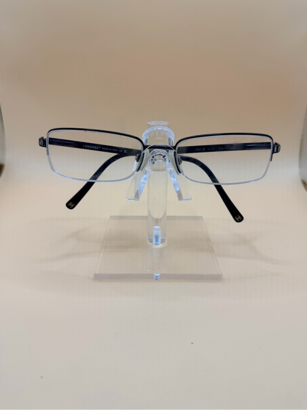 Chanel Crystal Embellishments on the Temples